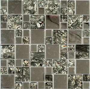 MS-611 метал стекло (15х48х8) 300х300