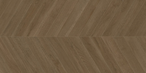 Волнат / Walnut Chevron Dark D120249M керамогранит матовый карвинг 600х1200