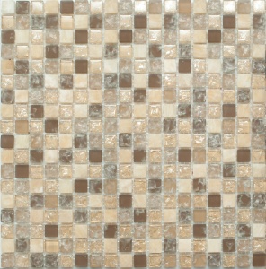 Мозаика No-194 камень и стекло (15х15х8) 305х305 