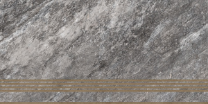 Тор / Thor серый ST220VG керамогранит ступень 300х600